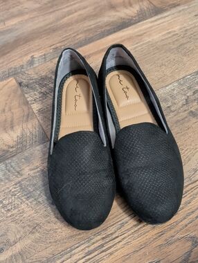 Mossimo Supply Co. Black Textured Slip-On Flats